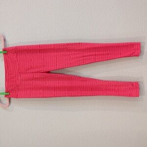 LulaRoe One Size Leggings Geometric Hearts & Stripes